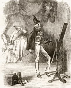 The Spectre of Tappington, Thomas Ingoldsby „The Ingoldsby Legends or Mirth and Marvels” című művéből, 1865-ben jelent meg alkotó: English School